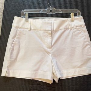 Brand new never been worn Loft white shorts